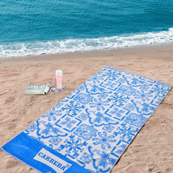 LINO ΠΕΤΣΕΤΑ ΘΑΛΑΣΣΗΣ AZUL BLUE 90X165 LINO ΠΕΤΣΕΤΑ ΘΑΛΑΣΣΗΣ AZUL BLUE 90X165