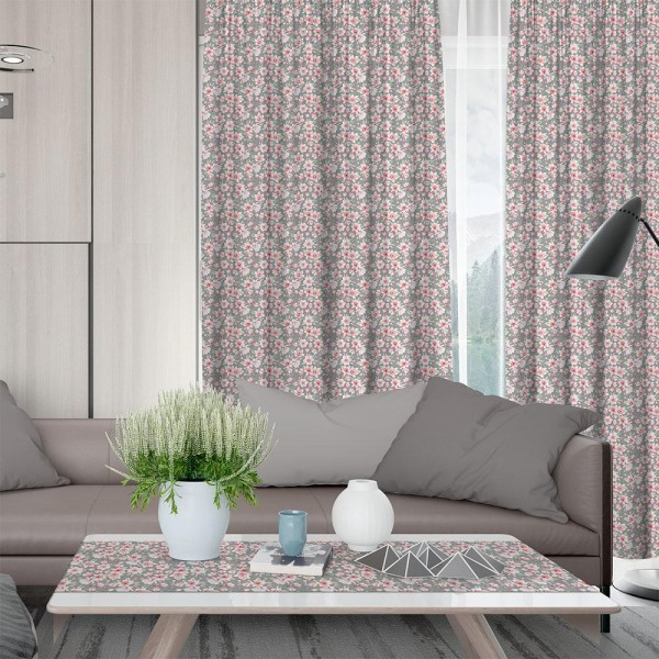 LINO ΚΟΥΡΤΙΝΑ CESIRA 801 ΜΕ ΤΡΕΣΑ GREY 135X270 LINO ΚΟΥΡΤΙΝΑ CESIRA 801 ΜΕ ΤΡΕΣΑ GREY 135X270