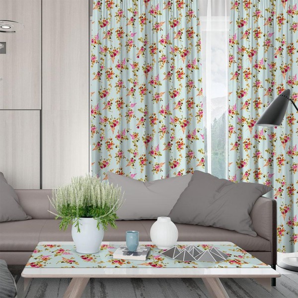 LINO ΚΟΥΡΤΙΝΑ CARLA 601 ΜΕ ΤΡΕΣΑ MINT 135X270 LINO ΚΟΥΡΤΙΝΑ CARLA 601 ΜΕ ΤΡΕΣΑ MINT 135X270