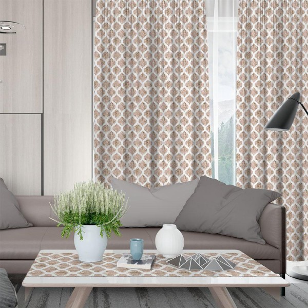 LINO ΚΟΥΡΤΙΝΑ CELL 101 ΜΕ ΤΡΕΣΑ BEIGE 135X270 LINO ΚΟΥΡΤΙΝΑ CELL 101 ΜΕ ΤΡΕΣΑ BEIGE 135X270