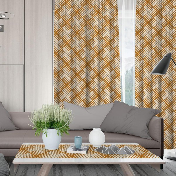 LINO ΚΟΥΡΤΙΝΑ CEST 201 ΜΕ ΤΡΕΣΑ GOLD 135X270 LINO ΚΟΥΡΤΙΝΑ CEST 201 ΜΕ ΤΡΕΣΑ GOLD 135X270