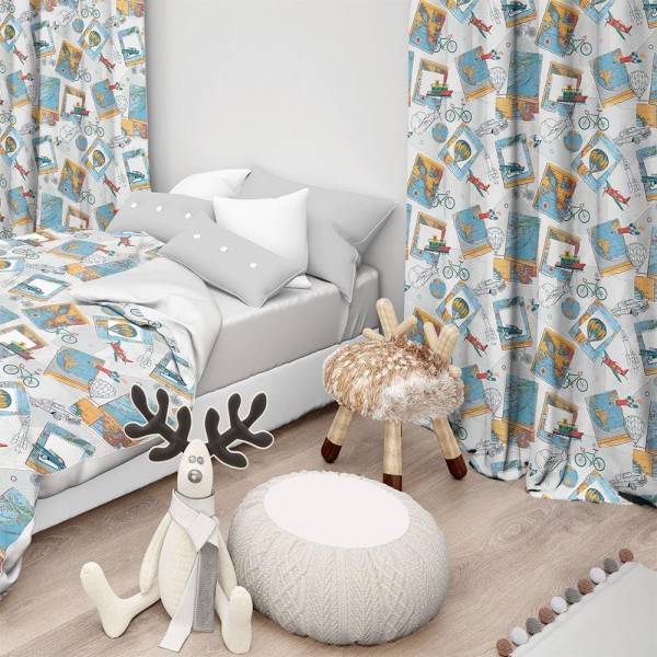 LINO ΚΟΥΡΤΙΝΑ VOYAGERVINT 901 ΜΕ ΤΡΕΣΑ WHITE 135X270 LINO ΚΟΥΡΤΙΝΑ VOYAGERVINT 901 ΜΕ ΤΡΕΣΑ WHITE 135X270