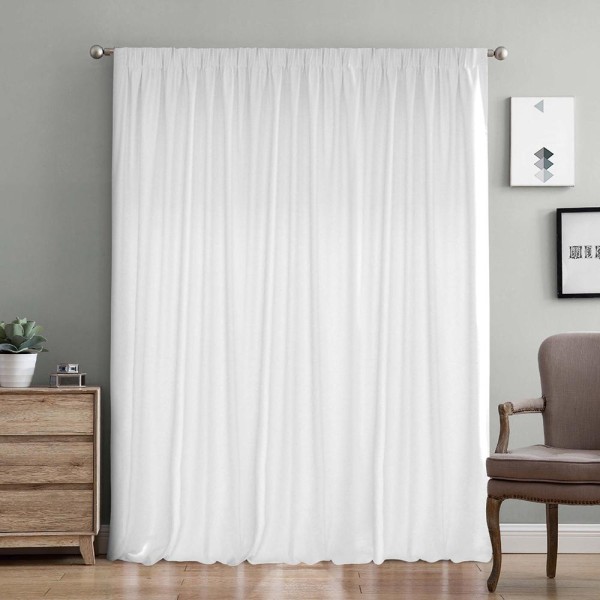 LINO ΚΟΥΡΤΙΝΑ SAMOS ΜΕ ΤΡΕΣΑ C90901 WHITE 300Χ275 LINO ΚΟΥΡΤΙΝΑ SAMOS ΜΕ ΤΡΕΣΑ C90901 WHITE 300Χ275