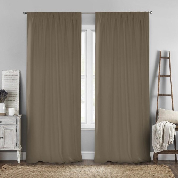LINO ΚΟΥΡΤΙΝΑ RENAS ΜΕ ΤΡΕΣΑ 200 COFFEE 140X280 LINO ΚΟΥΡΤΙΝΑ RENAS ΜΕ ΤΡΕΣΑ 200 COFFEE 140X280
