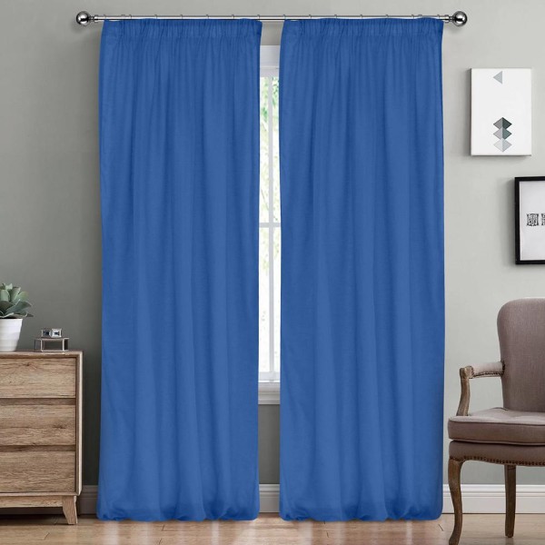 LINO ΚΟΥΡΤΙΝΑ LINE ΜΕ ΤΡΕΣΑ 604 BLUE 145X295 LINO ΚΟΥΡΤΙΝΑ LINE ΜΕ ΤΡΕΣΑ 604 BLUE 145X295