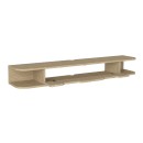 Έπιπλο τηλεόρασης επιτοίχιο Noland Megapap με LED χρώμα rota oak 150x35x19,2εκ.