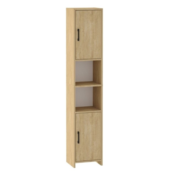 Ντουλάπι κουζίνας - μπάνιου Hobbes Megapap χρώμα sapphire oak 35x30x180εκ.
