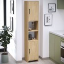 Ντουλάπι κουζίνας - μπάνιου Hobbes Megapap χρώμα sapphire oak 35x30x180εκ.