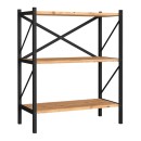 Βιβλιοθήκη Colmar Megapap μεταλλική - μελαμίνης χρώμα pine oak 66x34x85εκ.