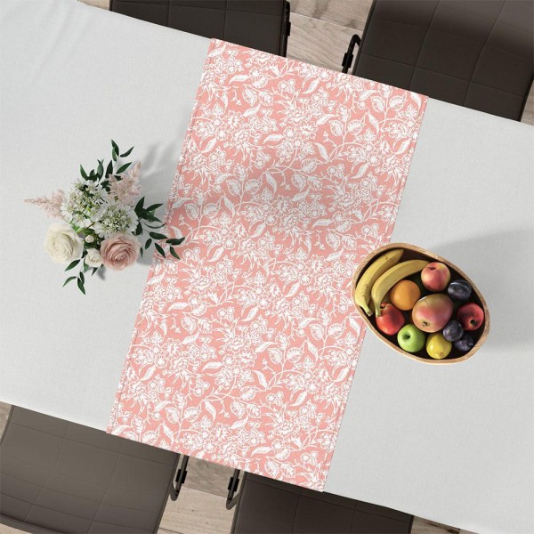 LINO ΤΡΑΒΕΡΣΑ IZAL 301 PINK 45X145 LINO ΤΡΑΒΕΡΣΑ IZAL 301 PINK 45X145