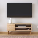 Έπιπλο τηλεόρασης Porto Megapap από μελαμίνη χρώμα oak 90x32x42εκ.