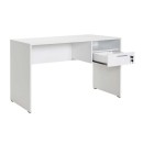 Γραφείο Concept Megapap σε χρώμα λευκό 120x60x75εκ.
