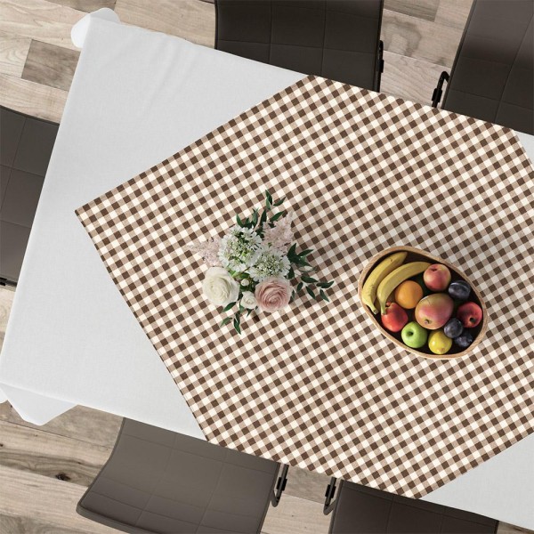 LINO ΚΑΡΕ MENORCA 901 BROWN 90Χ90 LINO ΚΑΡΕ MENORCA 901 BROWN 90Χ90