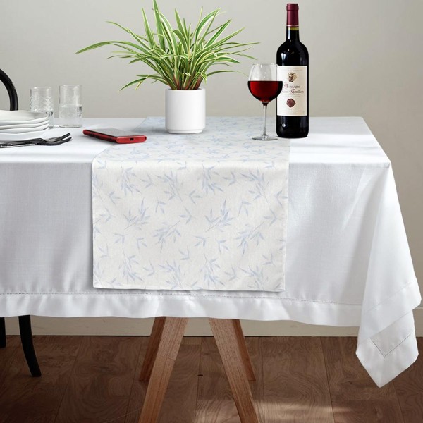 LINO ΤΡΑΒΕΡΣΑ BABY BAMBOO 601 BLUE 45X145 LINO ΤΡΑΒΕΡΣΑ BABY BAMBOO 601 BLUE 45X145