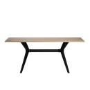 Τραπέζι Luna Megapap χρώμα florida oak 181x90x75εκ.