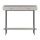 Κονσόλα Elite Megapap χρώμα λευκό του πάγου 100x40x88εκ.