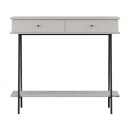 Κονσόλα Elite Megapap χρώμα λευκό του πάγου 100x40x88εκ.