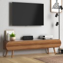 Έπιπλο τηλεόρασης Lotus Megapap χρώμα καρυδί 120x30x40εκ.