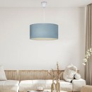 Φωτιστικό οροφής Monahan Megapap υφασμάτινο χρώμα μπλε 38x20x70εκ.