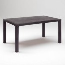 Τραπέζι πολυπροπυλενίου Kalan Megapap χρώμα καφέ 150x90x75εκ.