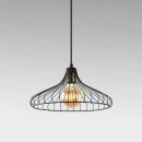 Φωτιστικό οροφής Adda Megapap E27 μεταλλικό μονόφωτο χρώμα μαύρο Ø36x120εκ.