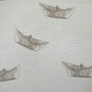 LINO ΜΑΞΙΛΑΡΟΘΗΚΗ PAPER BOAT 801 GREY 45X45 LINO ΜΑΞΙΛΑΡΟΘΗΚΗ PAPER BOAT 801 GREY 45X45