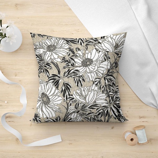 LINO ΜΑΞΙΛΑΡΟΘΗΚΗ OPHELIA 101 BEIGE 45X45 LINO ΜΑΞΙΛΑΡΟΘΗΚΗ OPHELIA 101 BEIGE 45X45