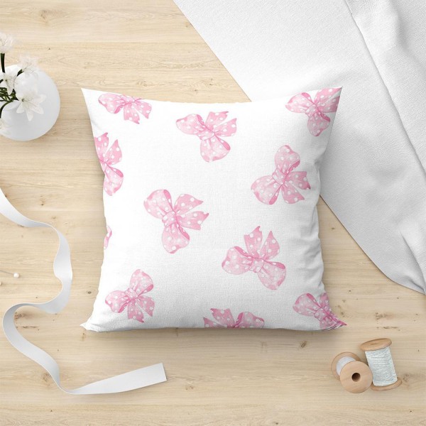 LINO ΜΑΞΙΛΑΡΟΘΗΚΗ ELLIE 301 PINK 45X45 LINO ΜΑΞΙΛΑΡΟΘΗΚΗ ELLIE 301 PINK 45X45