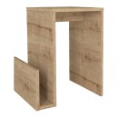 Τραπεζάκι βοηθητικό Regnar Megapap χρώμα sapphire oak 43,1x33,5x52εκ.