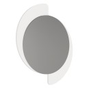 Καθρέπτης τοίχου Sevilla Μegapap χρώμα λευκό 59,2x2,2x69εκ.