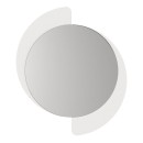 Καθρέπτης τοίχου Sevilla Μegapap χρώμα λευκό 59,2x2,2x69εκ.