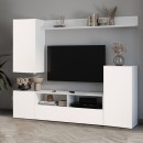 Σύνθεση τηλεόρασης Rodos Megapap χρώμα λευκό 210,2x36x90,4εκ.