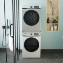 Βάση στήριξης πλυντηρίου - στεγνωτηρίου Sunta Megapap χρώμα λευκό 65,8x61,9x15εκ.