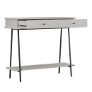 Κονσόλα Elite Megapap χρώμα λευκό του πάγου 100x40x88εκ.