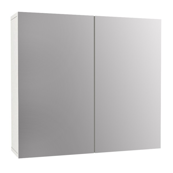 Καθρέπτης μπάνιου Binary Μegapap χρώμα λευκό 75x17,2x65εκ.