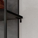 Βιβλιοθήκη Archy Megapap χρώμα γκρι ρετρό 53x31,7x180εκ.