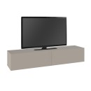 Έπιπλο τηλεόρασης επιτοίχιο Francy Megapap χρώμα sandstone 135x31,7x25εκ.