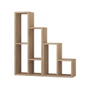 Ραφιέρα - Ανθοστήλη Sule Megapap χρώμα sapphire oak 84x20x89εκ.