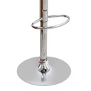 Σκαμπό μπαρ Carmelo Megapap με ρυθμιζόμενο ύψος PU καφέ - βάση χρωμίου 45x42x90/113εκ. | Σετ 2 τεμ