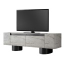 Έπιπλο τηλεόρασης Haven Megapap χρώμα travertine 180x30x50εκ.