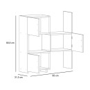 Ντουλάπι κουζίνας - μπάνιου Anna Megapap χρώμα λευκό 65x31,5x89,8εκ.