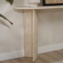 Κονσόλα Sira Megapap χρώμα travertine 150x35x75εκ.