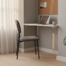 Καρέκλα τραπεζαρίας Kevin Megapap γκρι ύφασμα - μεταλλικό μαύρο πόδι 48x51x87εκ. | Σετ 4 τεμ