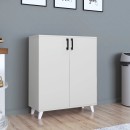 Ντουλάπι κουζίνας/μπάνιου - Παπουτσοθήκη Lilly Megapap χρώμα λευκό 72x32,5x88εκ.