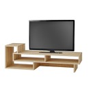 Έπιπλο τηλεόρασης Tetra Megapap χρώμα sapphire oak 136,7x40x42εκ.