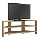 Έπιπλο τηλεόρασης γωνιακό Thales Megapap χρώμα sapphire oak 110x36x45εκ.