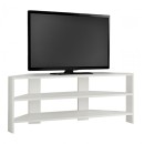 Έπιπλο τηλεόρασης γωνιακό Thales Megapap χρώμα λευκό 110x36x45εκ.