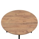 Τραπέζι Zeno Megapap χρώμα ακακίας Ø110x73,5εκ.