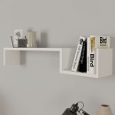 Ραφιέρα τοίχου Happy Megapap χρώμα λευκό 87,4x14,5x14,5εκ.