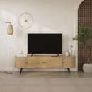 Έπιπλο τηλεόρασης Gentle Megapap χρώμα sapphire oak 180x40x52εκ.